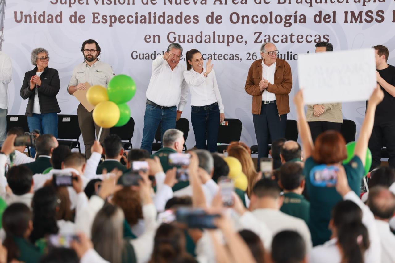 Claudia Sheinbaum impulsa salud pública en Zacatecas con inversión histórica
