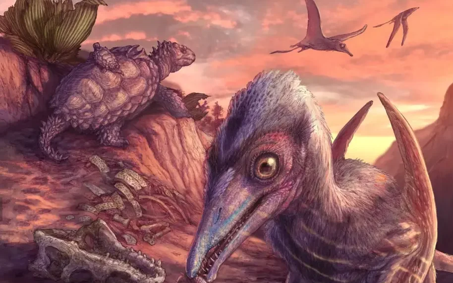 Un fósil diminuto y ancestral en Arizona reescribe la historia de los reptiles voladores