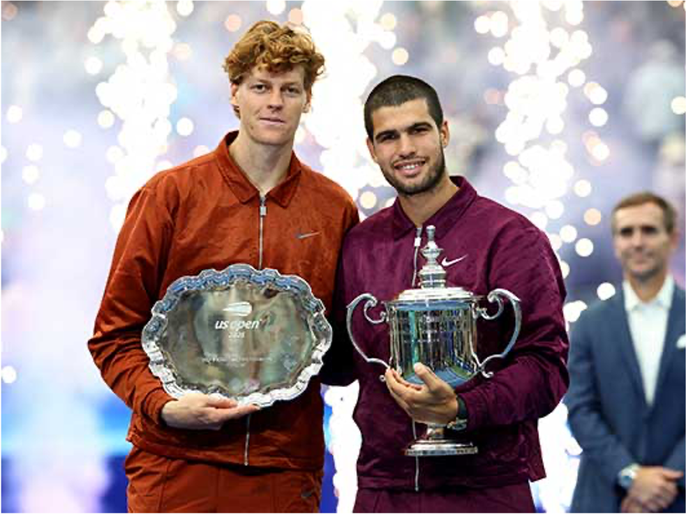 Alcaraz advierte que Sinner volverá más fuerte tras derrota en US Open