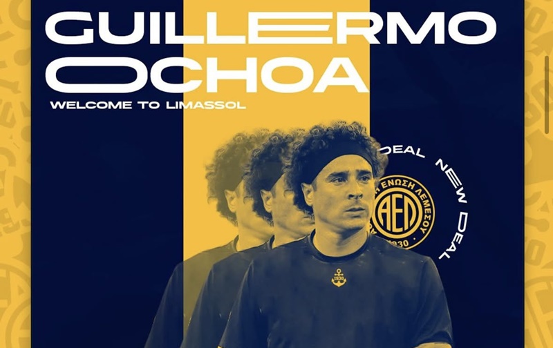 ¡Memo Ochoa sigue su aventura europea! Nuevo capítulo en Chipre