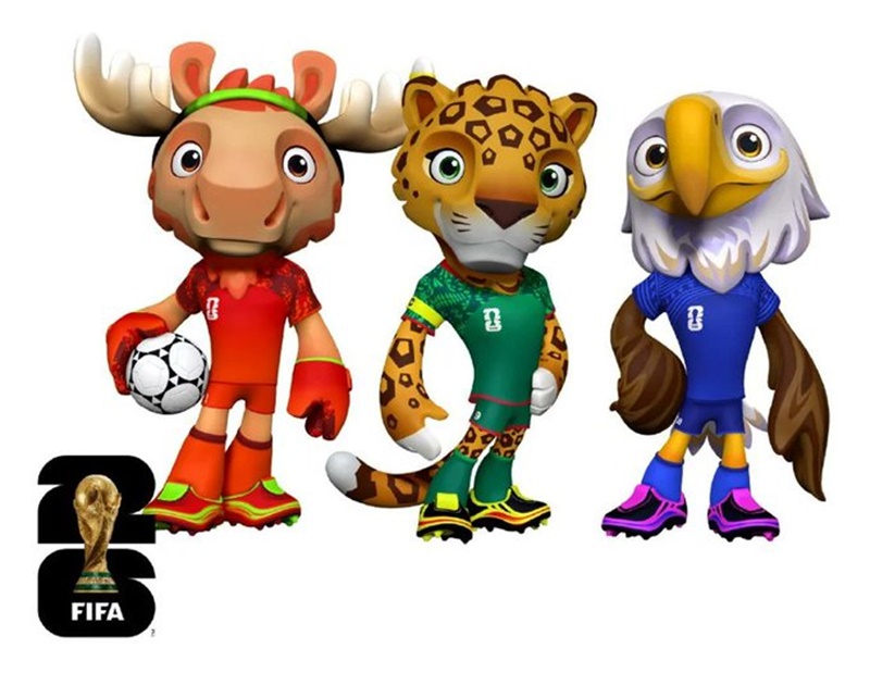 Maple, Zayu y Clutch: las mascotas que pondrán alegría al Mundial 2026