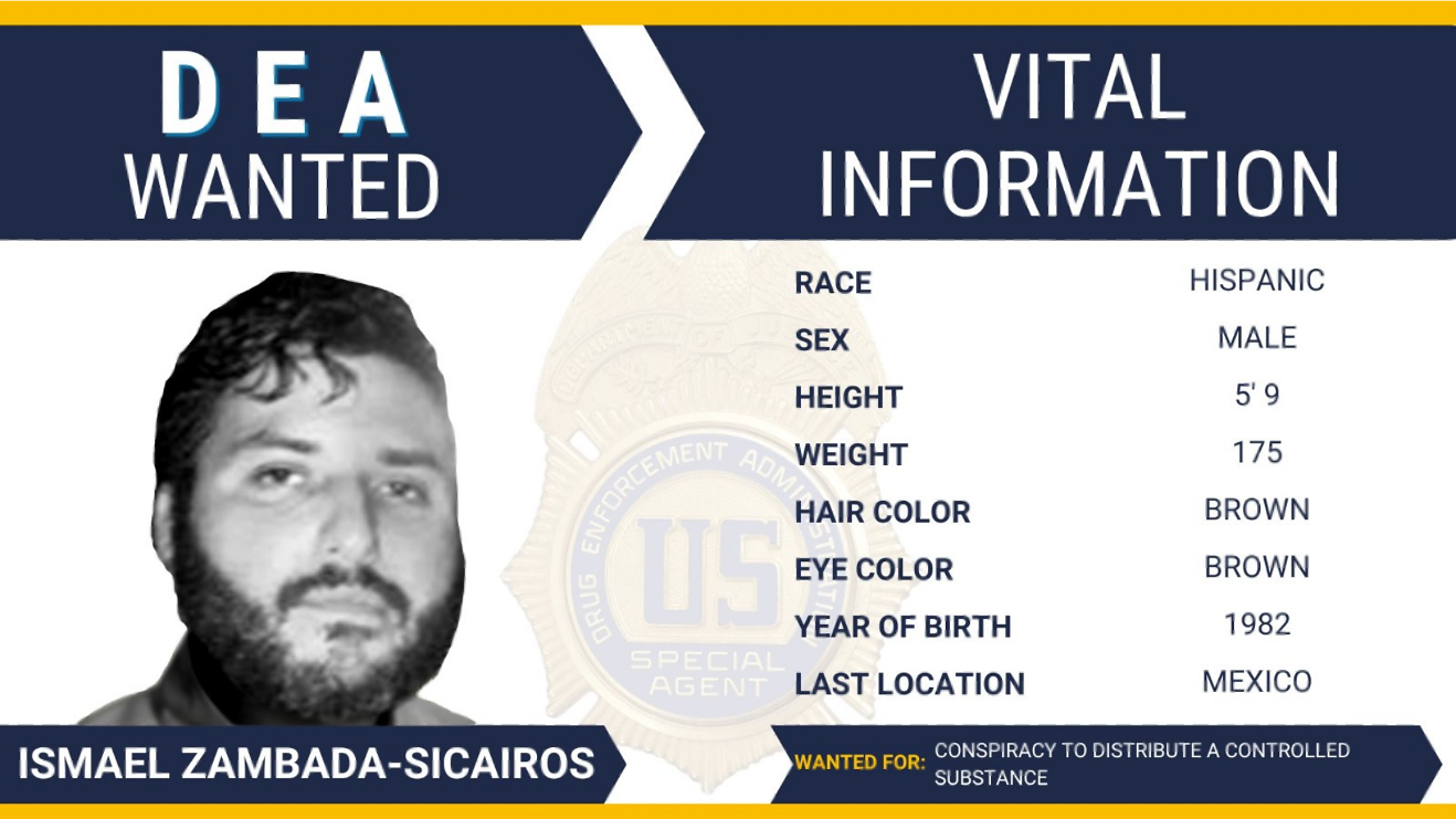 La DEA lanza ficha de búsqueda contra “El Mayito Flaco”, hijo del “Mayo” Zambada
