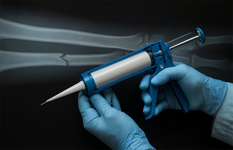 Pistola de biomateriales promete regenerar huesos dañados