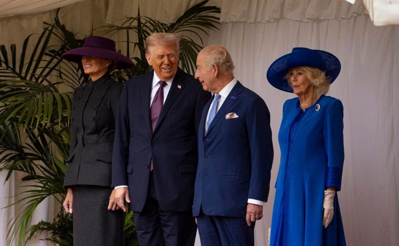 Trump inicia visita de Estado a Reino Unido entre protocolos y protestas