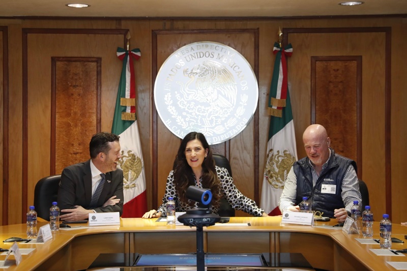 Kenia López llama a fortalecer la alianza con EU rumbo al T-MEC 2026