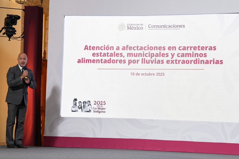 Recuperan conexión 31 comunidades aisladas por deslaves: SICT