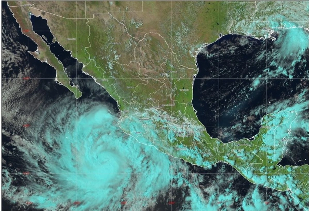 Huracán Priscilla podría subir a categoría 3 y pone en alerta a Nayarit, BCS y Jalisco