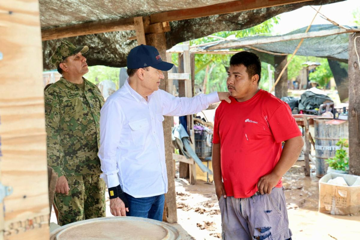 Tormenta Raymond: Gobernador Durazo supervisa daños y anuncia programas de recuperación en Guaymas