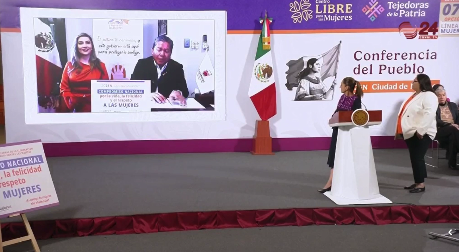 Gobierno federal impulsa campaña 25N; Zacatecas respalda acciones contra violencia