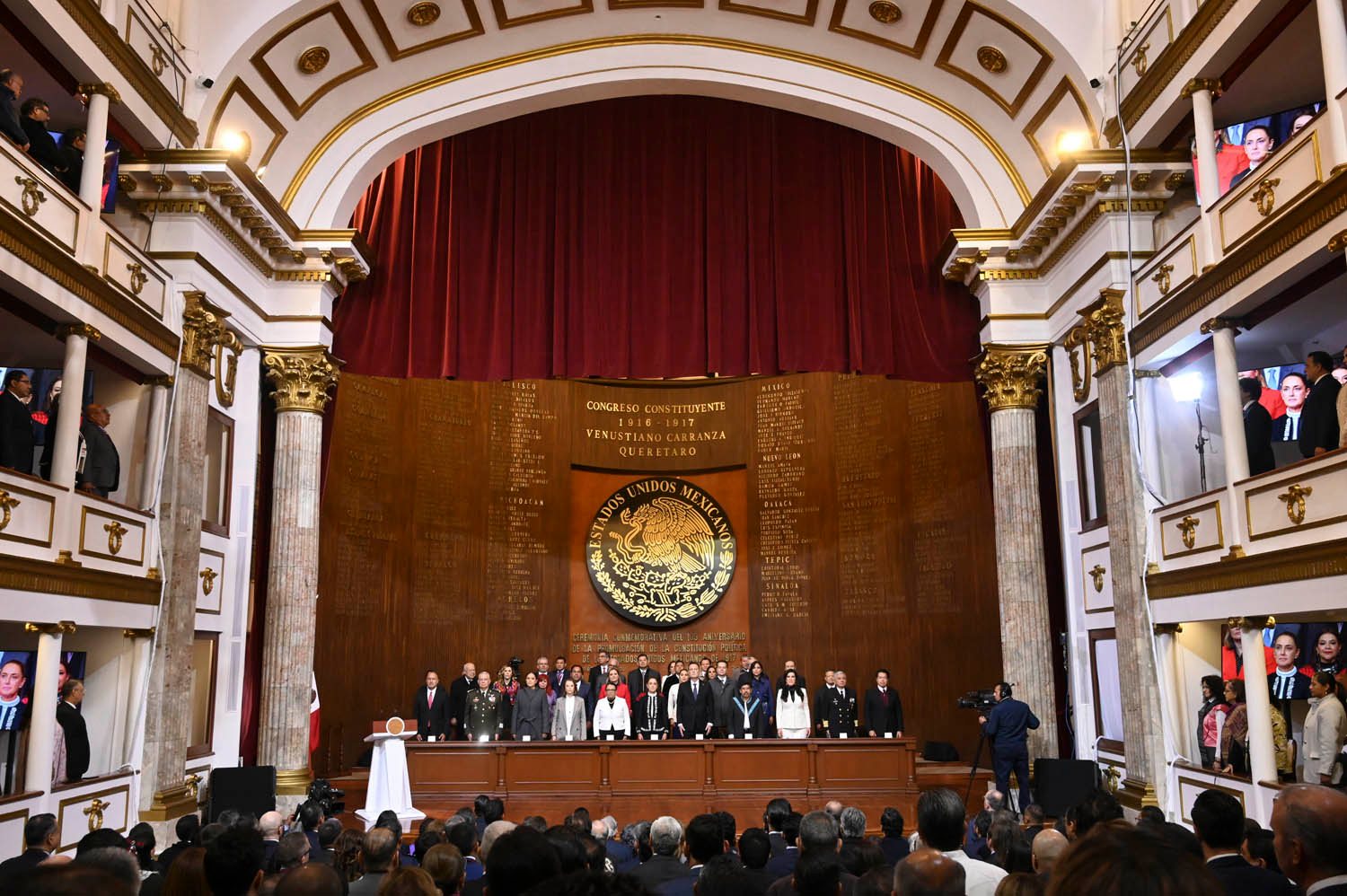 ¡Ni maíz palomas! México no se vende ni se arrodilla: Sheinbaum en Querétaro