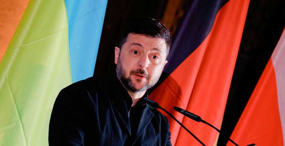 Zelenski en Múnich: “Putin es un esclavo de la guerra”