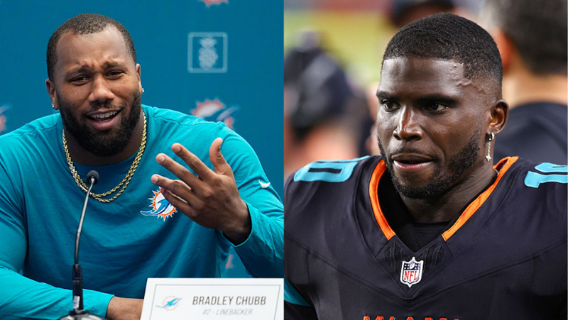 Delfines de Miami liberan a Bradley Chubb y Tyreek Hill