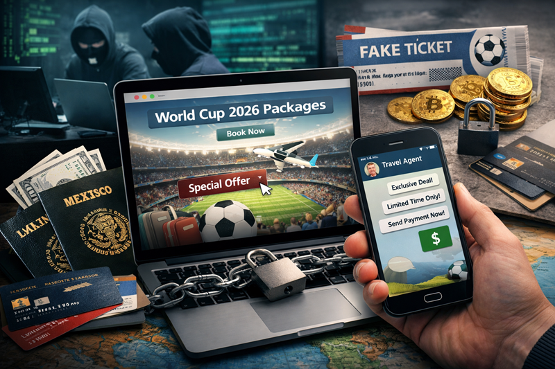 Alertan por fraudes digitales con paquetes del Mundial 2026