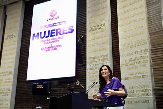“Hoy las mujeres toman el Congreso”: el mensaje de Kenia López Rabadán sobre democracia e igualdad