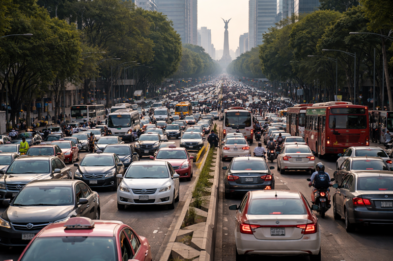 Sábado pesado en CDMX: marchas, tráfico y metro saturado